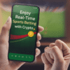 Sports Betting on In-Play Games with Cryptocurrency