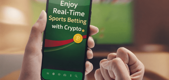 Sports Betting on In-Play Games with Cryptocurrency