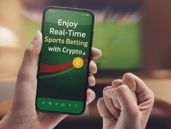 Sports Betting on In-Play Games with Cryptocurrency